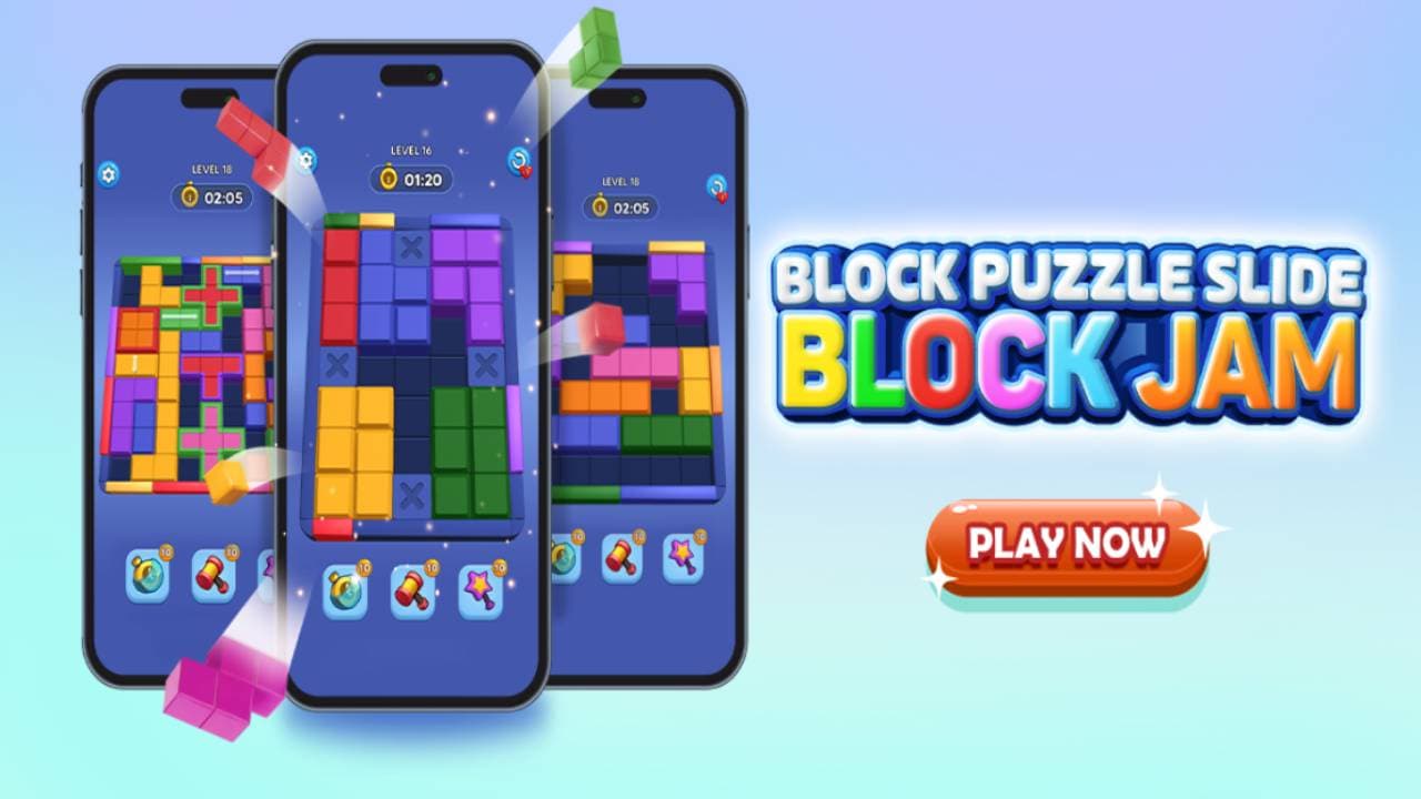 لغز الكتلة: Slide Block Jam