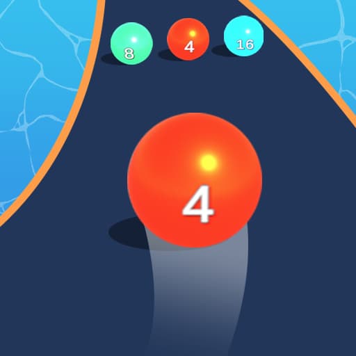 تشغيل الكرة الملونة 2048