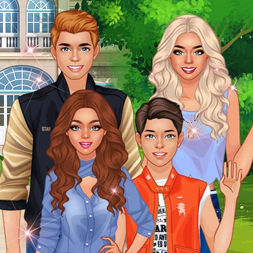 لعبة تلبيس عائلة سوبر ستار