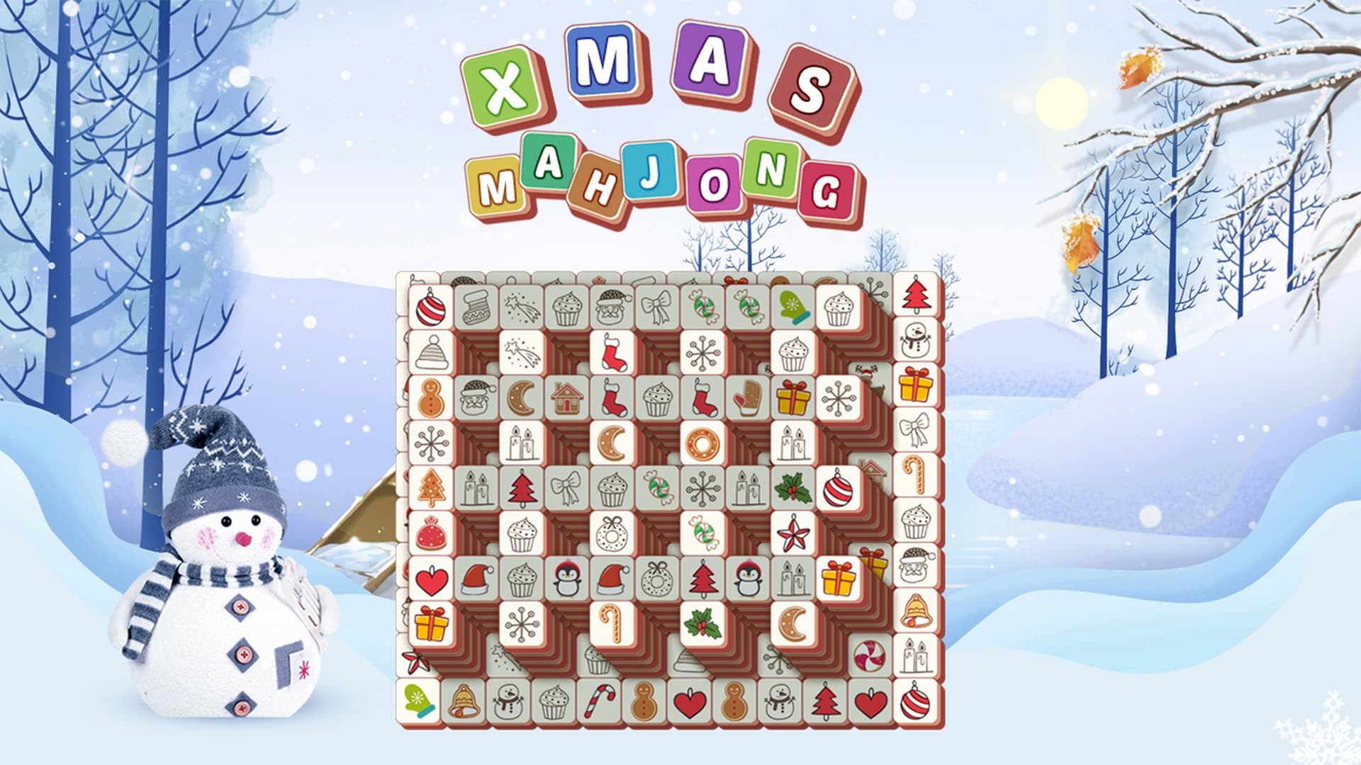 Xmas Mahjong Tiles 2023