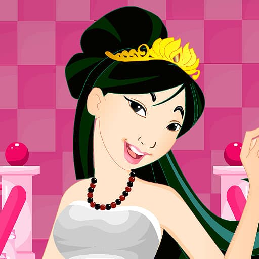 فستان زفاف الأميرة مولان