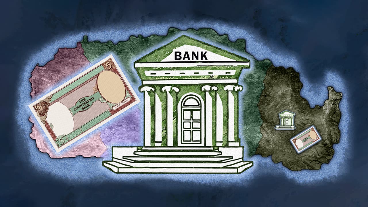 البنك المزيف