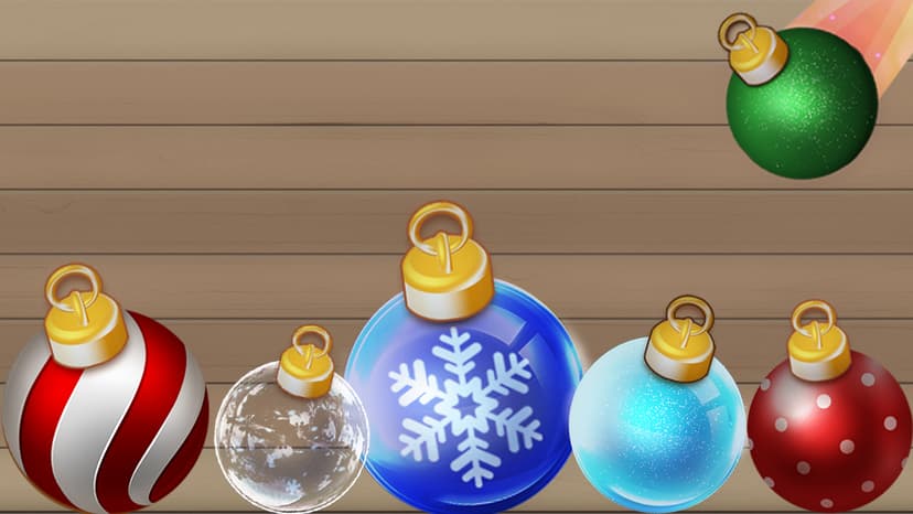 ربط الكرات الألغاز السنة الجديدة!