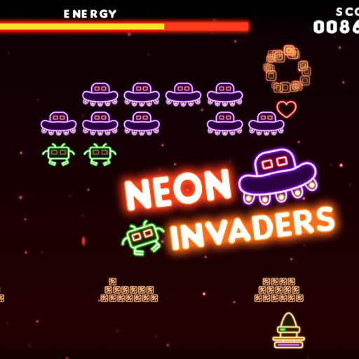 Neon Invaders Classic