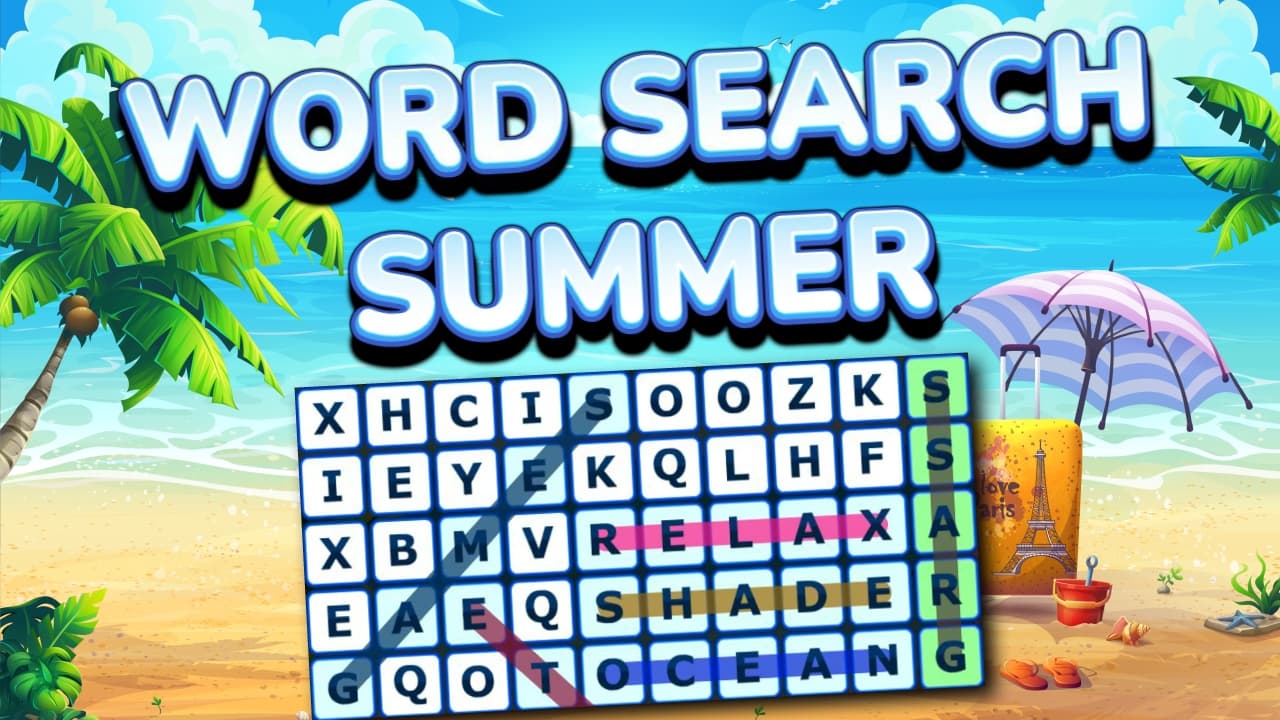 Word Search Summer