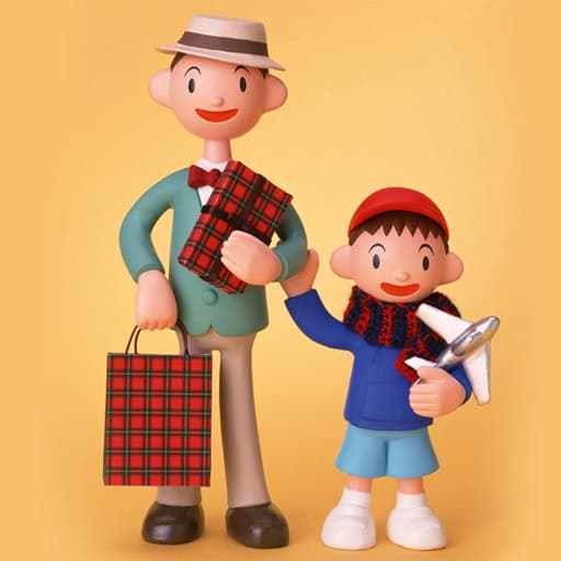 لغز دمية عيد الميلاد الطين