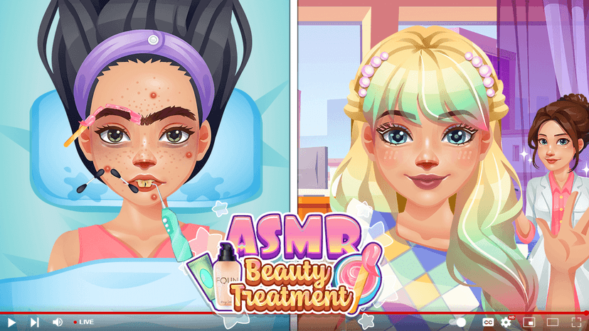 علاج التجميل ASMR