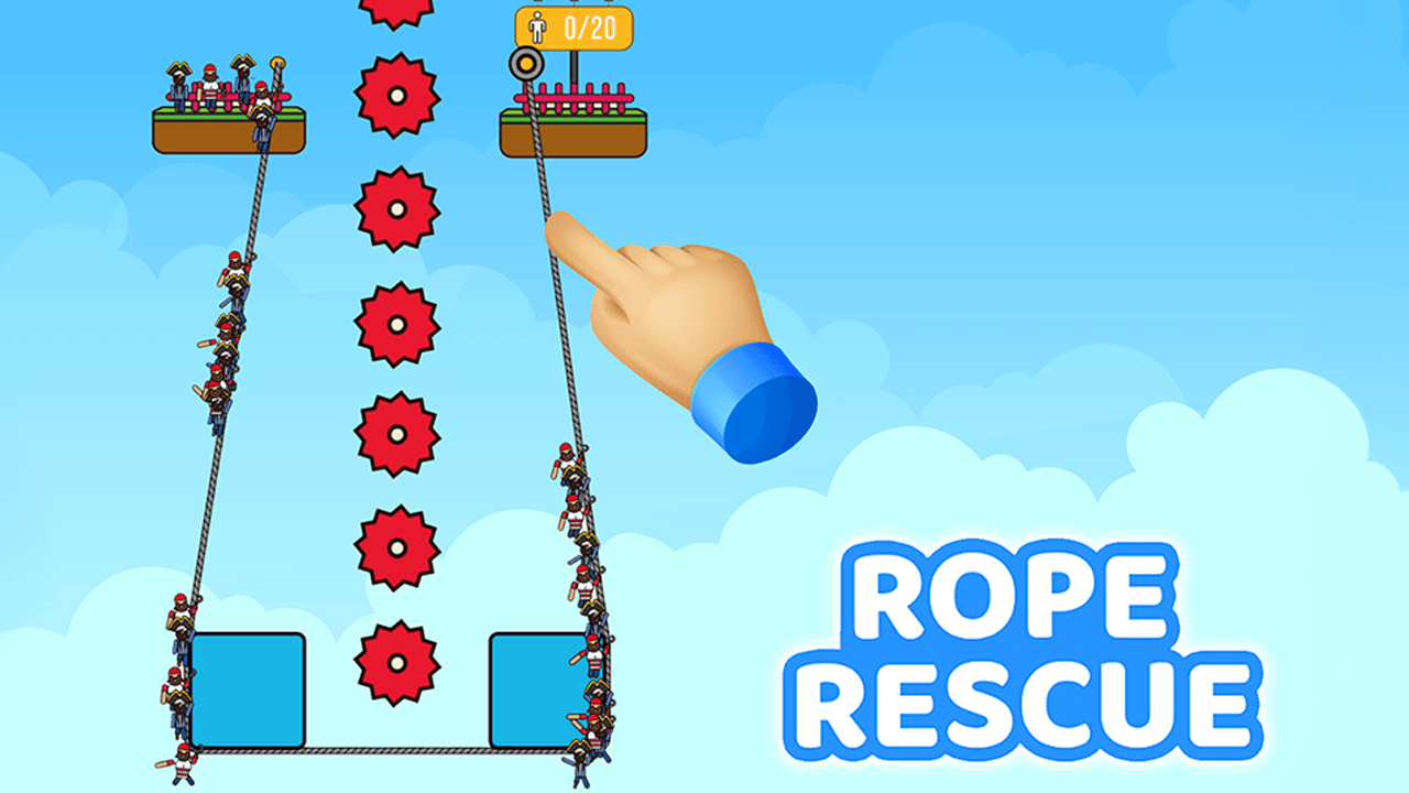 Rope Rescue! - Unique Puzzle