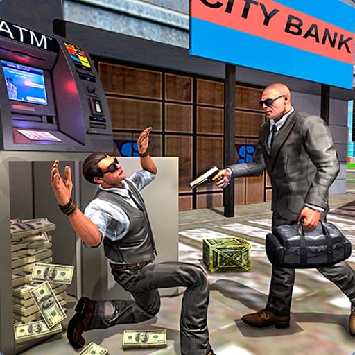 البنك النقدي العابر 3D الأمن فان محاكي 2018