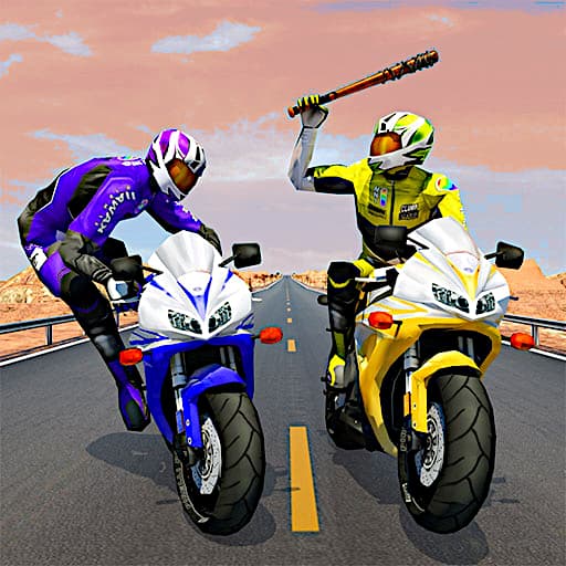 معركة راكب الدراجة النارية 3D