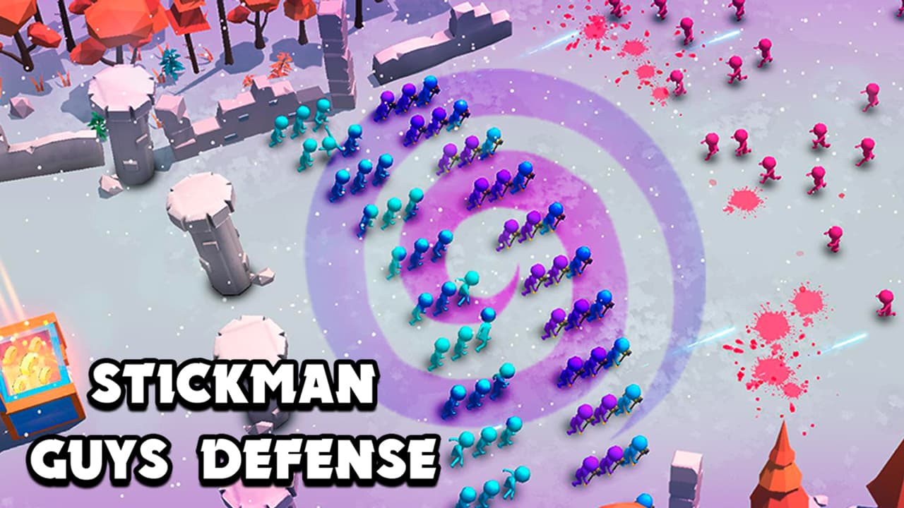 Stickman الرجال الدفاع