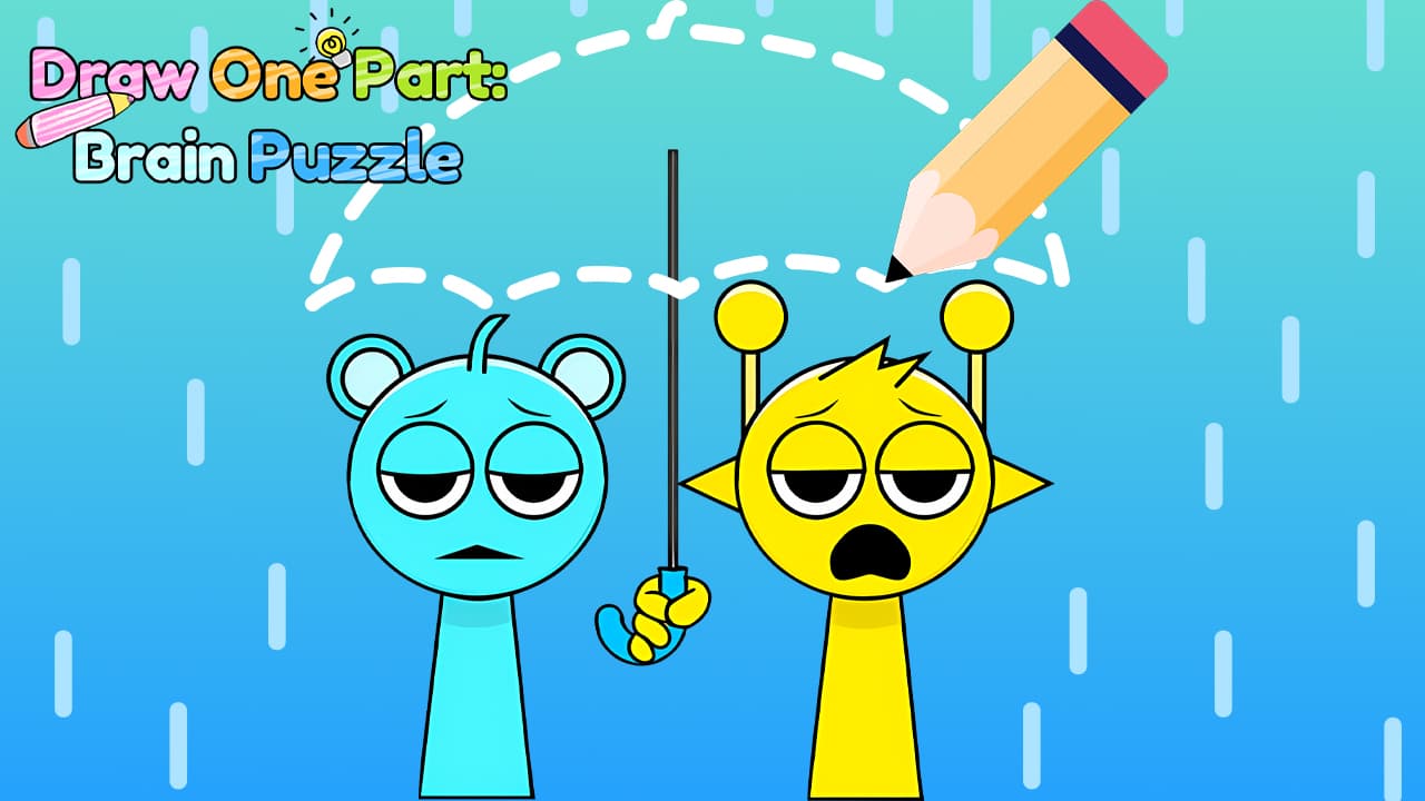 Draw One Part Brain Puzzle