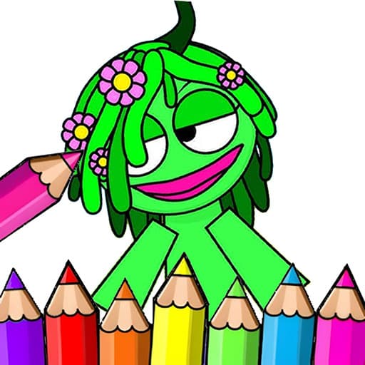 Sprunki تلوين الموسيقى أنيمي