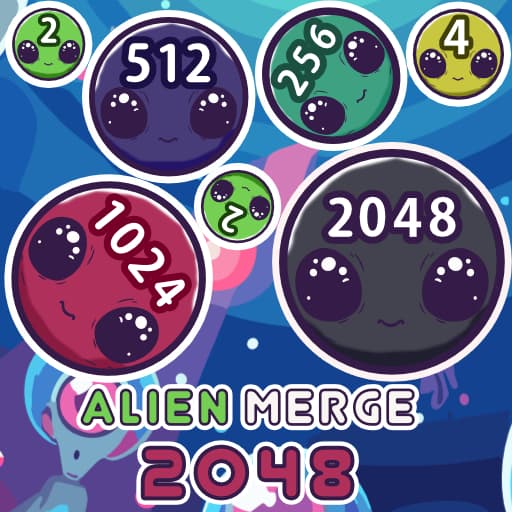 دمج الغريبة 2048