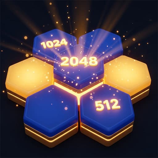 دمج سداسي 2048: لغز