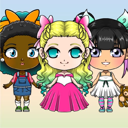 ميجا kawaii تشيبي صانع الصورة الرمزية