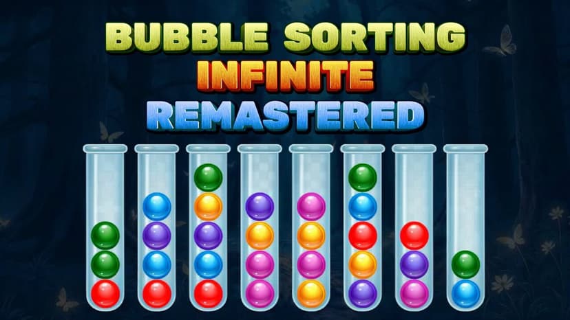 فرز الفقاعات اللانهائية Remastered