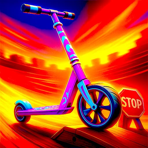 Scooter Touchgrind Tricks 3D
