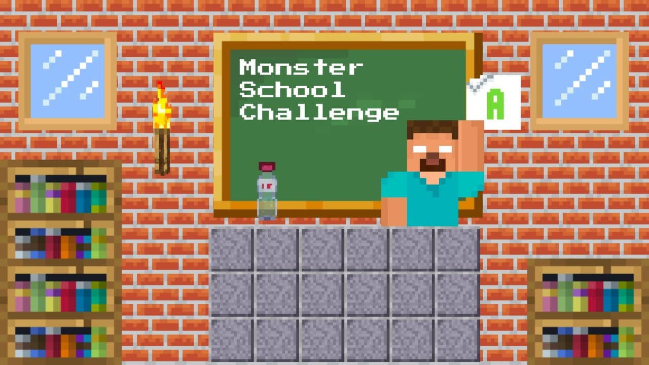 Monster School Challenge