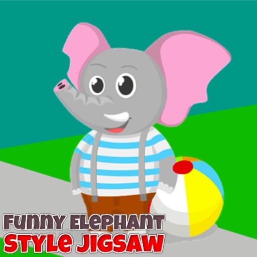 مضحك الفيل نمط بانوراما
