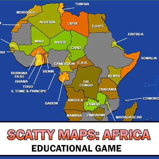 خرائط Scatty أفريقيا