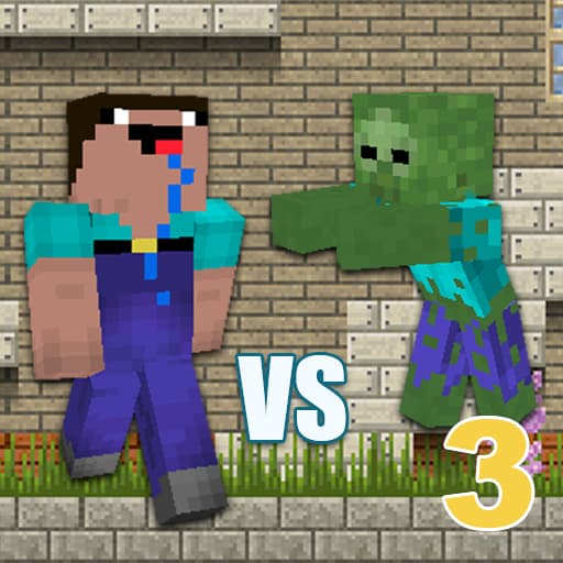 ماين كرافت نوب ضد الزومبي 3