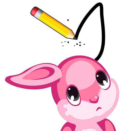 لعبة رسم النصف