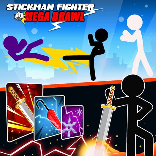 مقاتلة Stickman: شجار ضخم