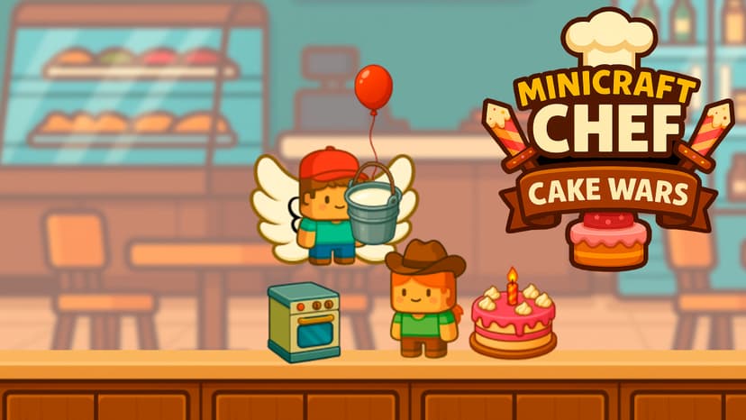 ماين كرافت حرب كعكة الشيف