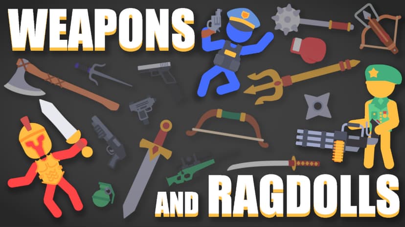 الأسلحة و Ragdolls