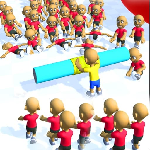 ادفع الحشد المجنون: Stickman Clash 3D