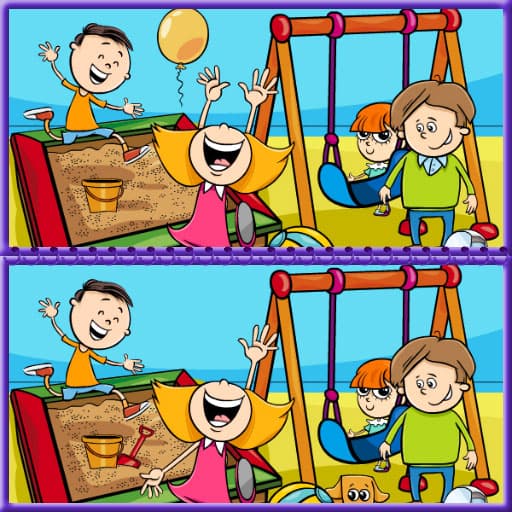 اختلافات صور الأطفال