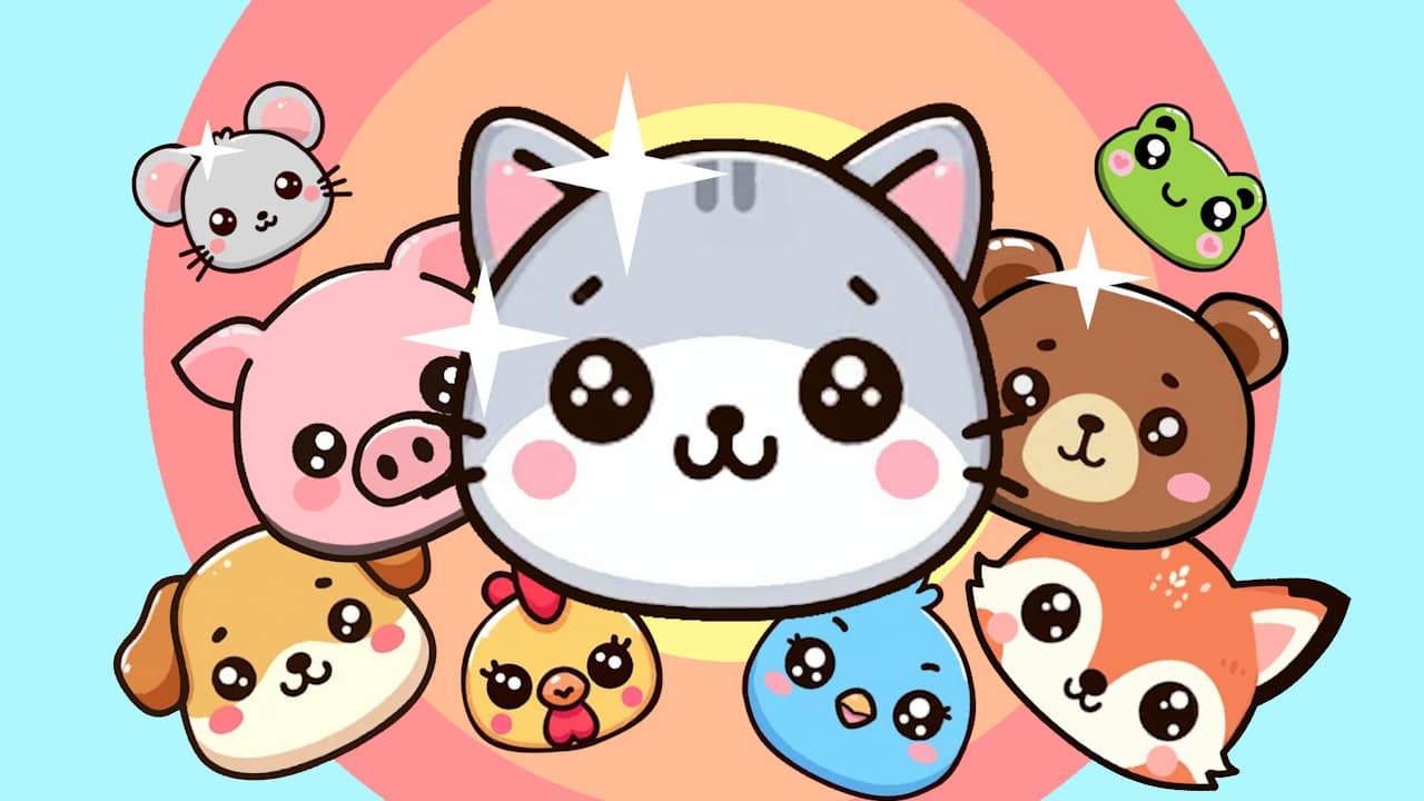 لعبة دمج القطط Suika Kawaii