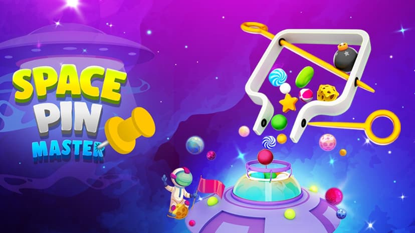 Space Pin Master - سحب دبوس اللغز