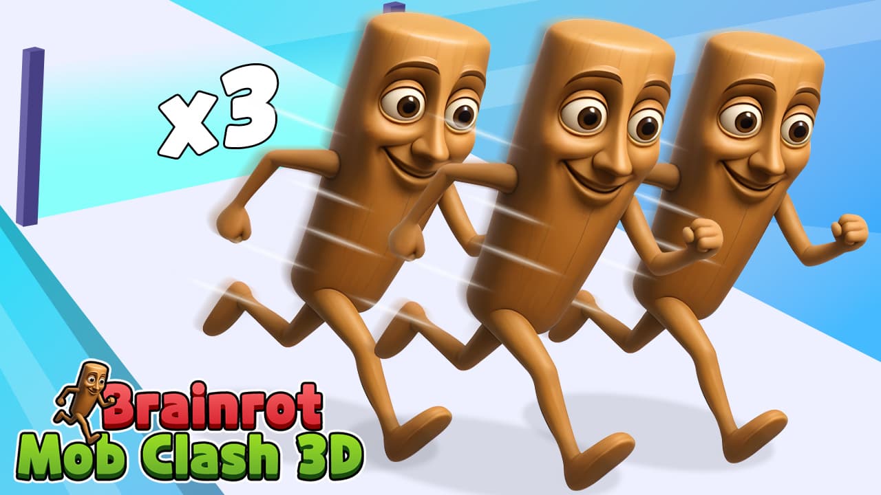Brainrot الغوغاء صراع 3D