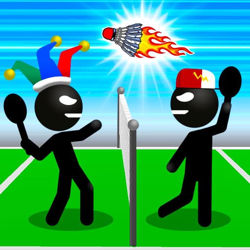 Stickman رياضة كرة الريشة