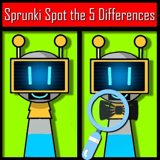 Sprunki اكتشف الاختلافات الخمسة