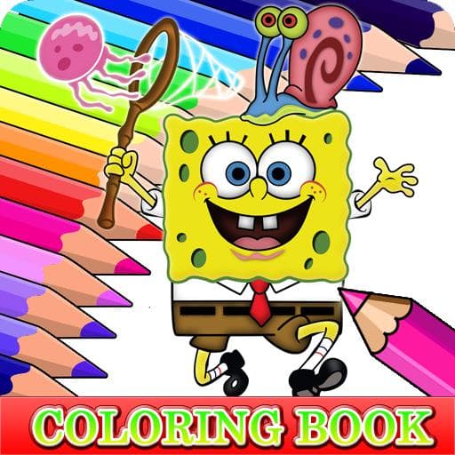 كتاب تلوين لسبونج بوب