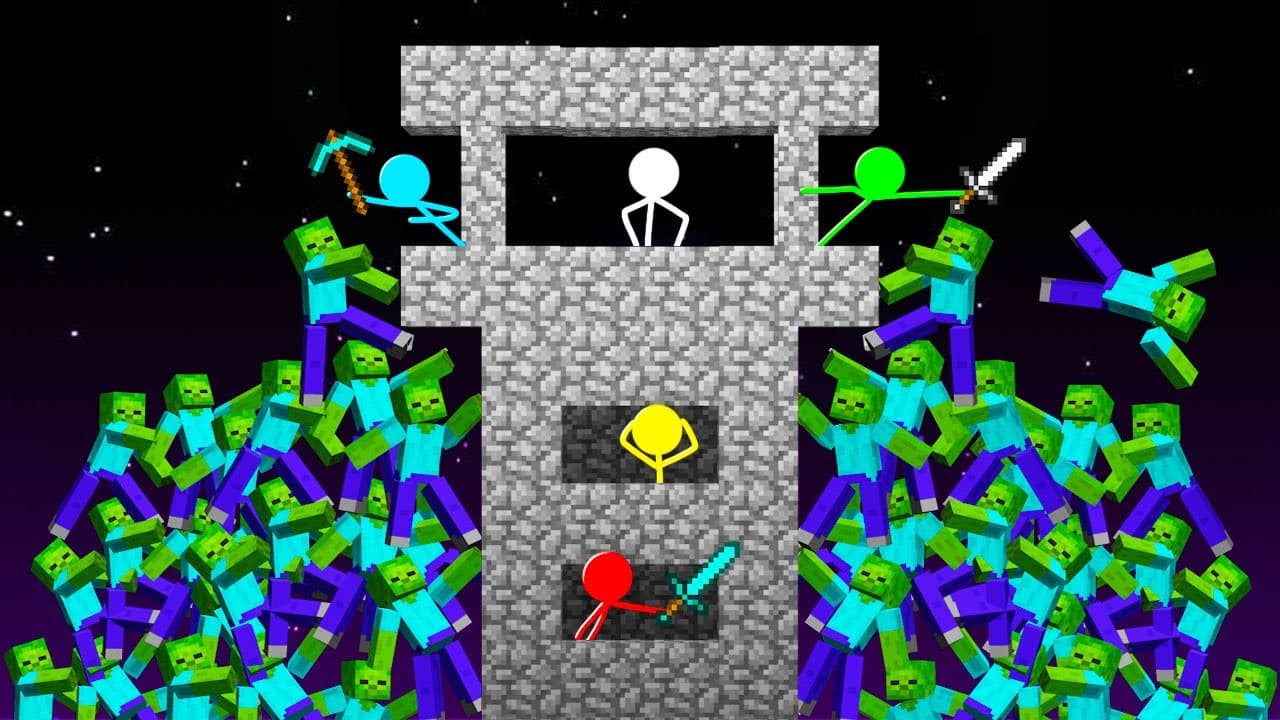 Stickman vs Zombies: معركة ملحمية