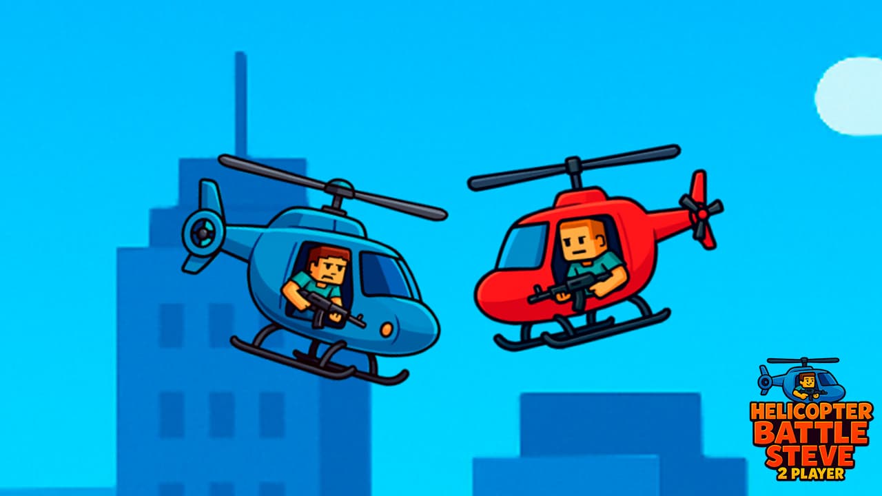 Helicopter Battle Steve 2 Player
