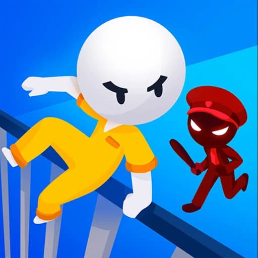 Prison Escape 3D - لعبة Stickman Action & Puzzle