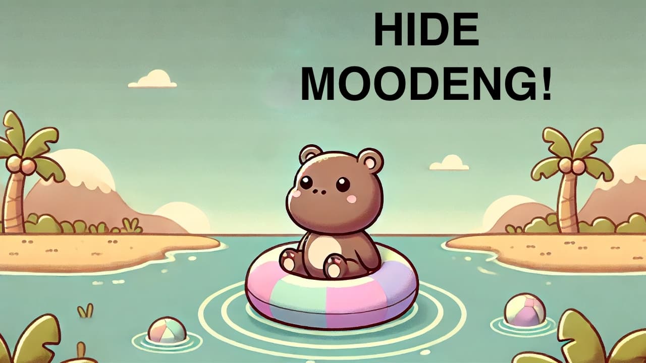 إخفاء Moodeng فرس النهر!