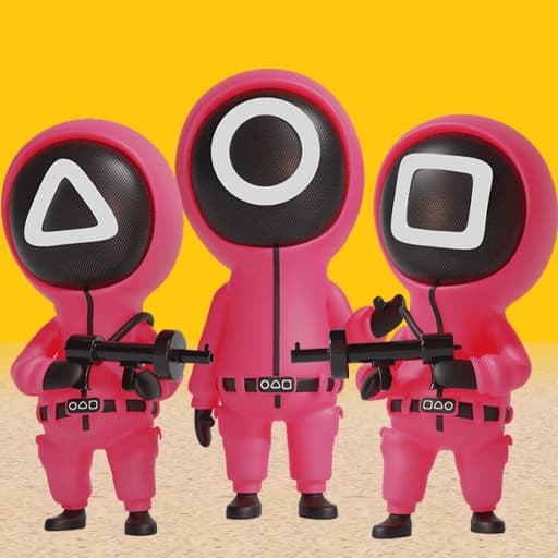 لعبة الحبار 3D الضوء الأحمر الضوء الأخضر