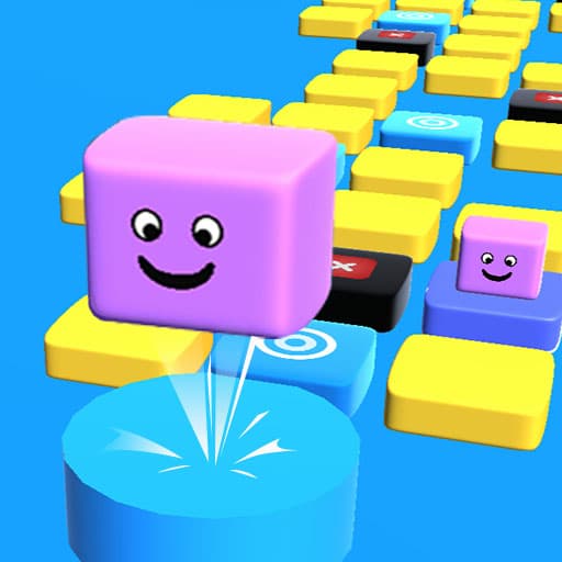 القفز Stacky Cube 3D