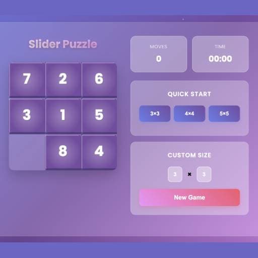 Sliding Number Puzzle – Classic Brain Teaser