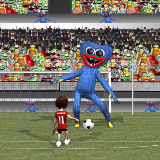 طفل كرة القدم مقابل Huggy