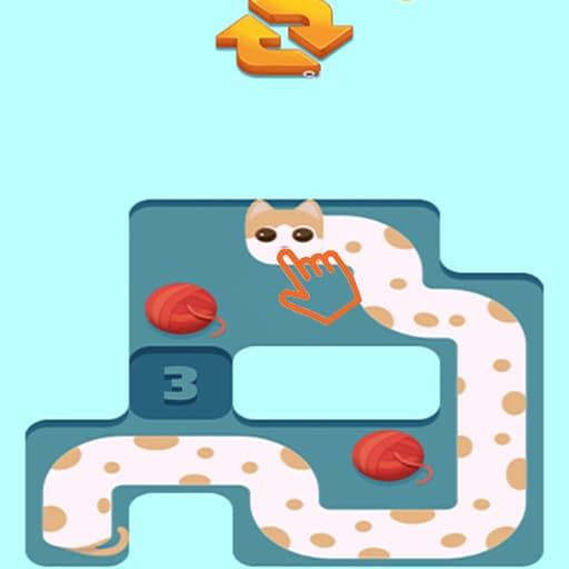 تمتد القط 2D