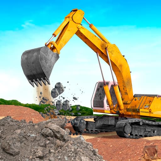 محاكاة حفارة JCB الحقيقية