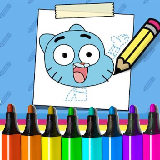 عالم غامبول المدهش: كيفية رسم غامبول