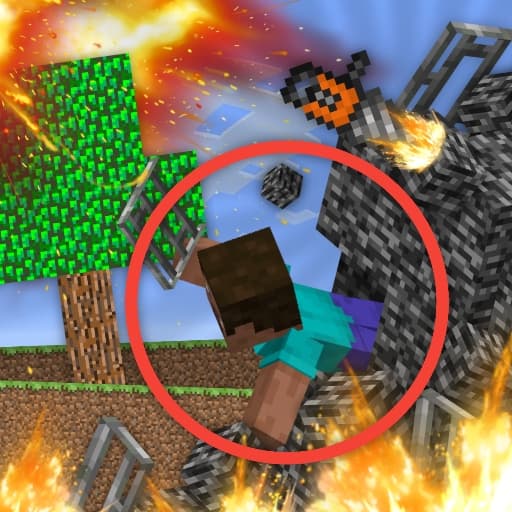 الهروب من السجن في Mineblock! دمار!